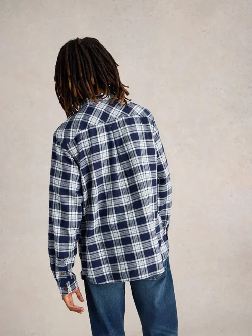 Karohemd Wallace - Navy Multi - XXXL Bild 4