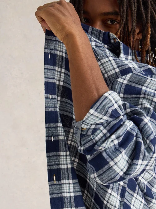 Karohemd Wallace - Navy Multi - XXXL Bild 3