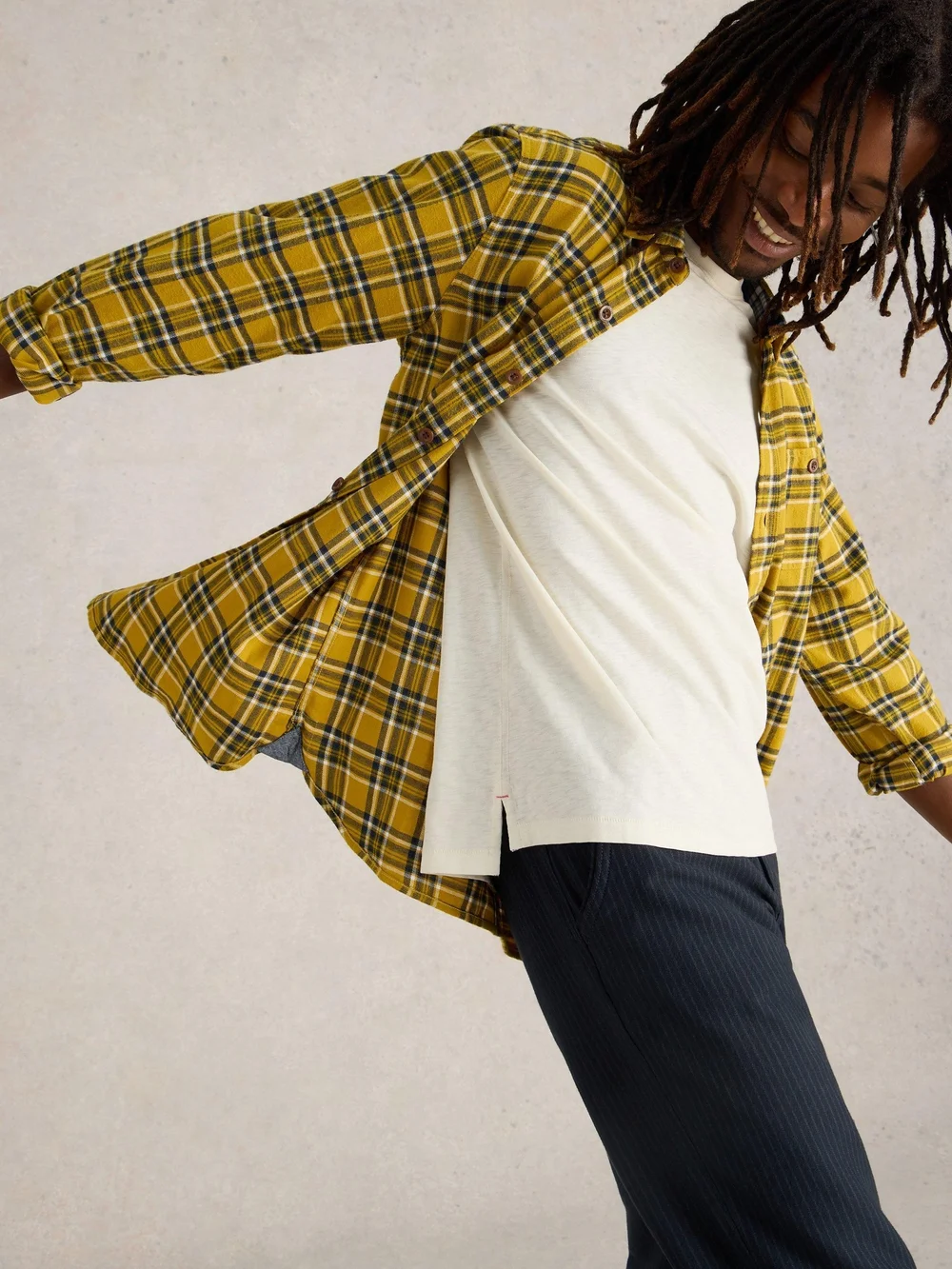 Karohemd Wallace - Yellow Mlt - XXXL Bild 1