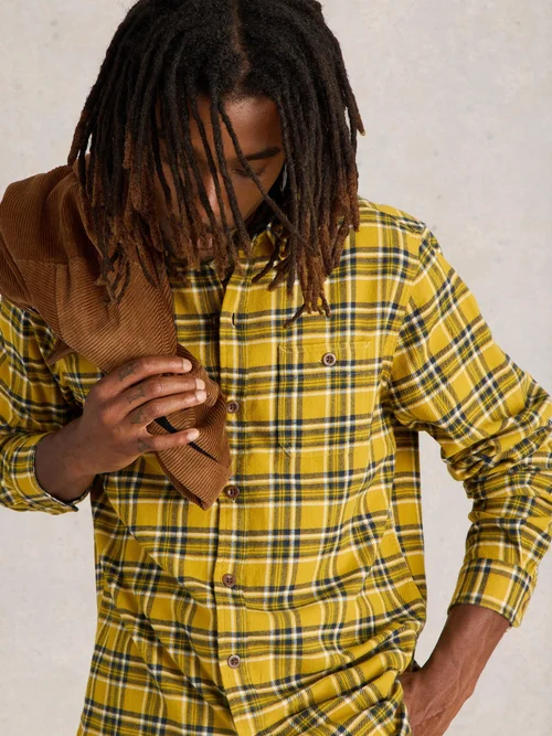 Karohemd Wallace - Yellow Mlt - XXXL Bild 3