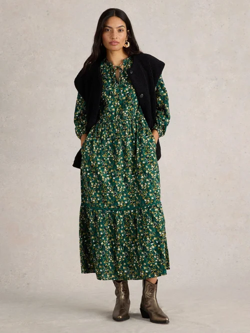 Maxikleid Lotus - Green Pr - 52/R Bild 2