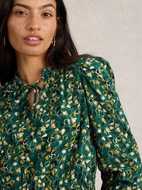 Maxikleid Lotus - Green Pr - 52/R Bild 3