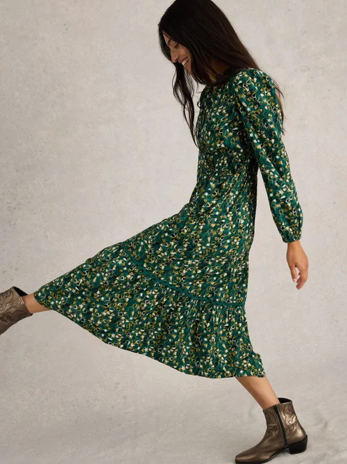 Maxikleid Lotus - Green Pr - 52/R Bild 1
