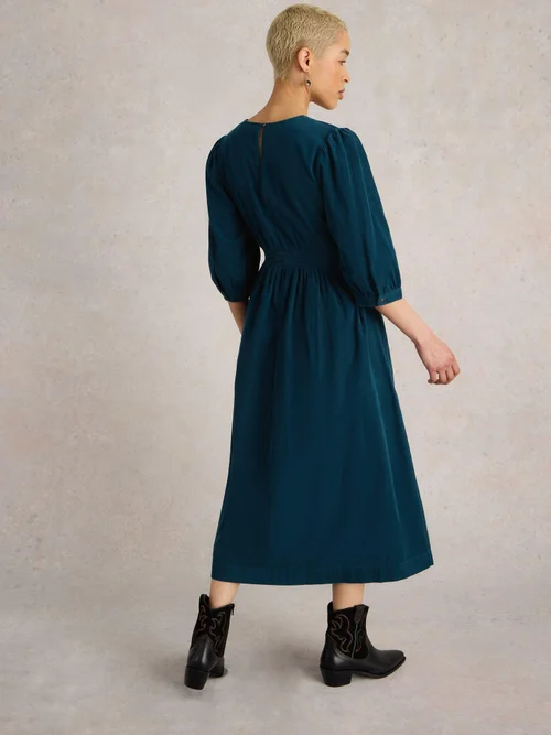 Kordkleid Lucy - Dk Teal - 36/R Bild 4