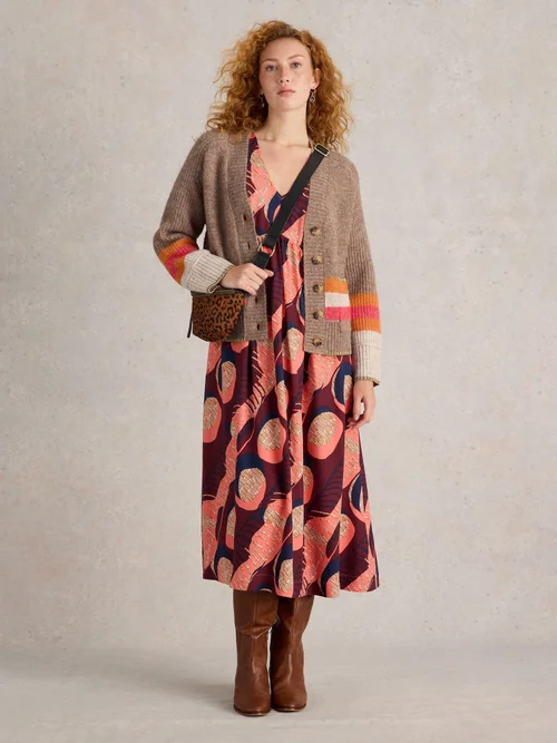 Gestreifte Strickjacke Judi - Nat Mlt - 52 Bild 2