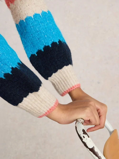 Pullover Shelly mit Colour-Block-Design - Nat Mlt - 52 Bild 3