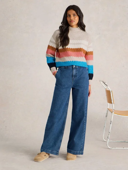 Pullover Shelly mit Colour-Block-Design - Nat Mlt - 52 Bild 2