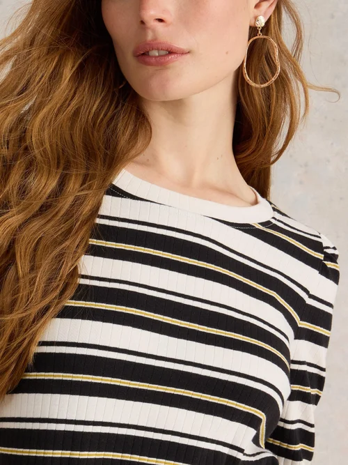 Langarmshirt mit Puffärmeln - Blk Mlt - 52 Bild 3