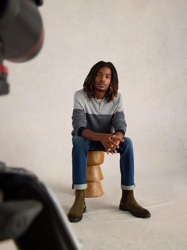 Pullover Newport mit Trichterkragen