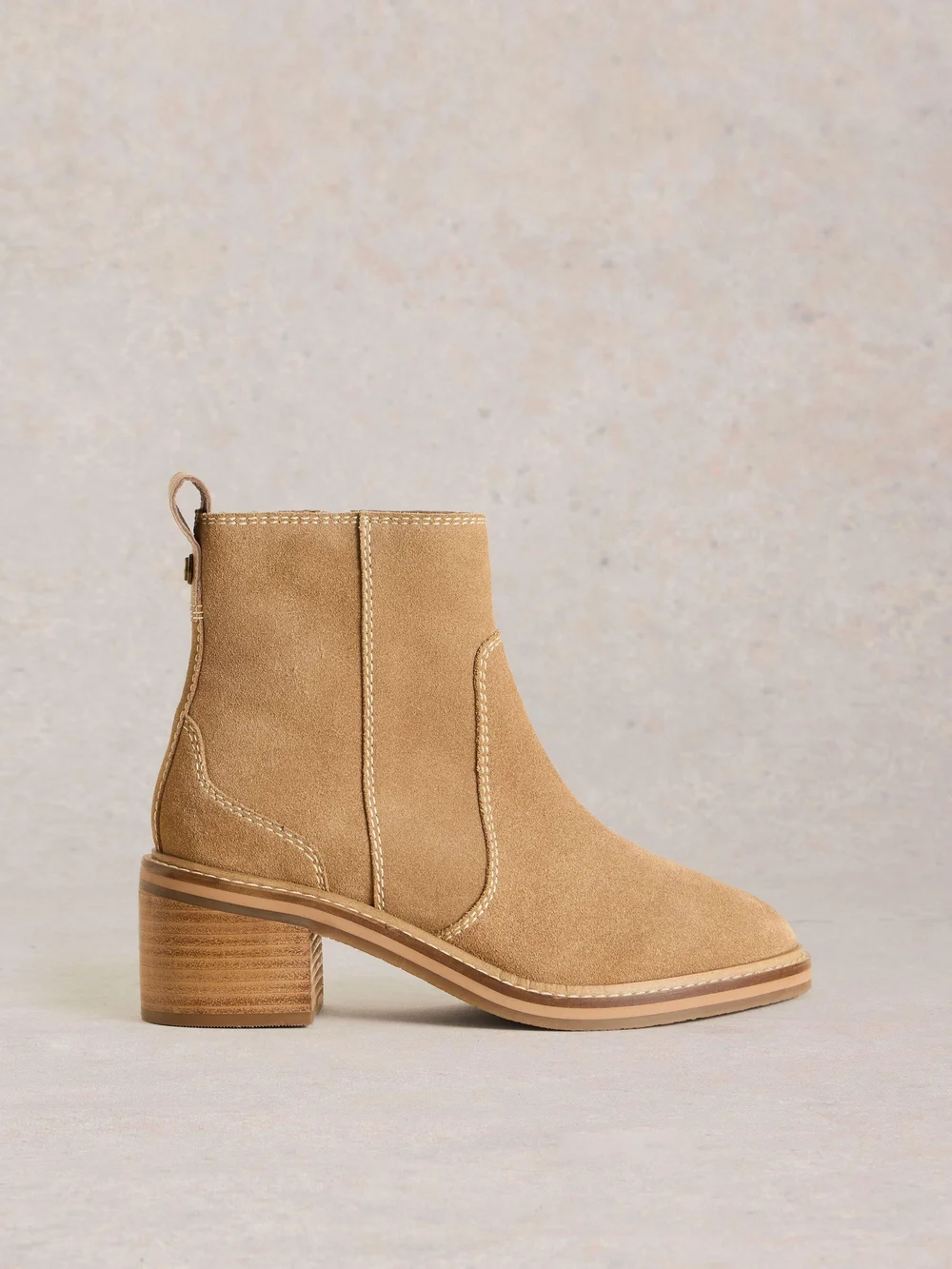 Stiefel Cleo mit Blockabsatz - Light Tan - 37 Bild 1