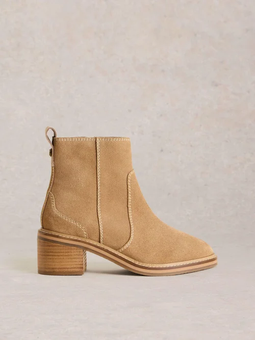 Stiefel Cleo mit Blockabsatz - Light Tan - 37 Bild 1