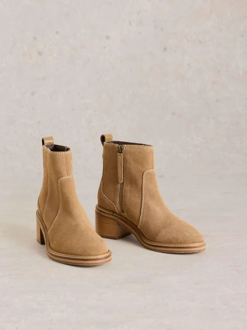 Stiefel Cleo mit Blockabsatz - Light Tan - 37 Bild 3