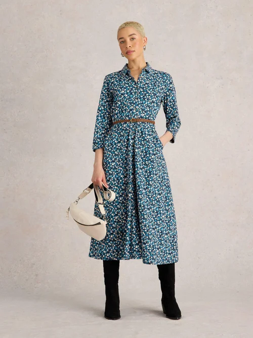 Blusenkleid Rua aus Jersey - Navy Multi - 52/R Bild 2