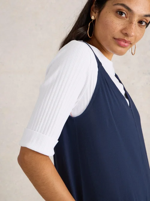 Jumpsuit Selina aus Jersey - Dark Navy - 52 Bild 3