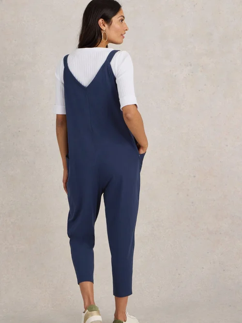 Jumpsuit Selina aus Jersey - Dark Navy - 52 Bild 4