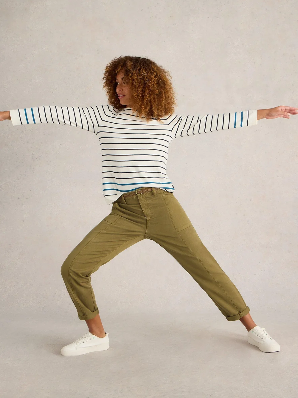 Hose Thea - Khaki Grn - 52/R Bild 1