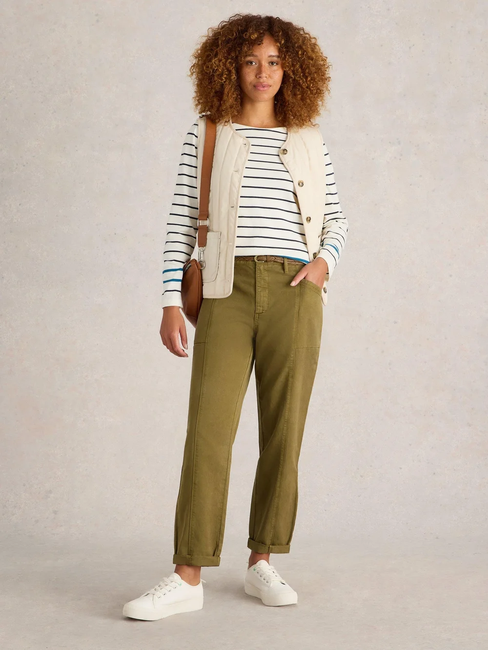 Hose Thea - Khaki Grn - 52/R Bild 1