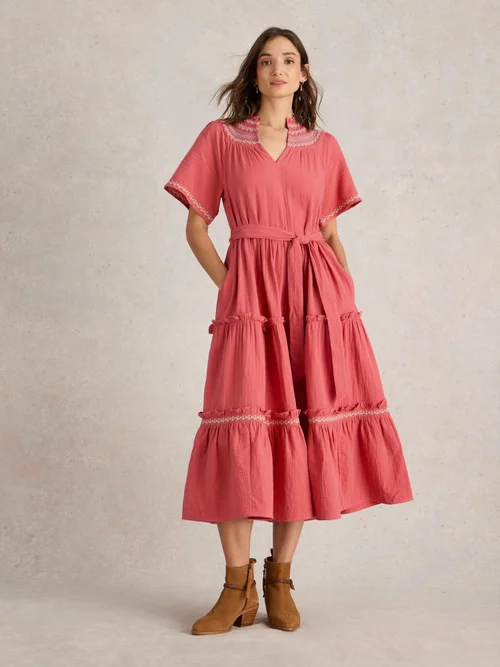 Kleid Coralie aus Doppelstoff - Pink Mlt - 52 Bild 1
