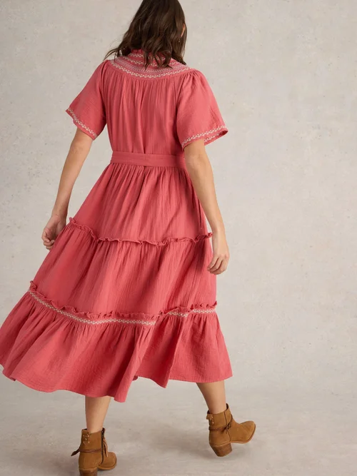 Kleid Coralie aus Doppelstoff - Pink Mlt - 52 Bild 3