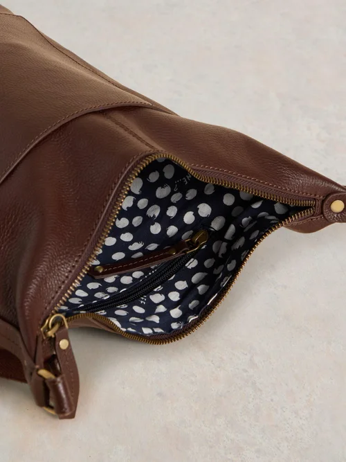 Fern Crossbody-Tasche aus Leder - Dk Brown - EINHEITSGRÖSSE Bild 3