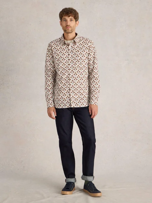 Hemd mit Löwenzahnprint - Nat Mlt - XXXL Bild 2