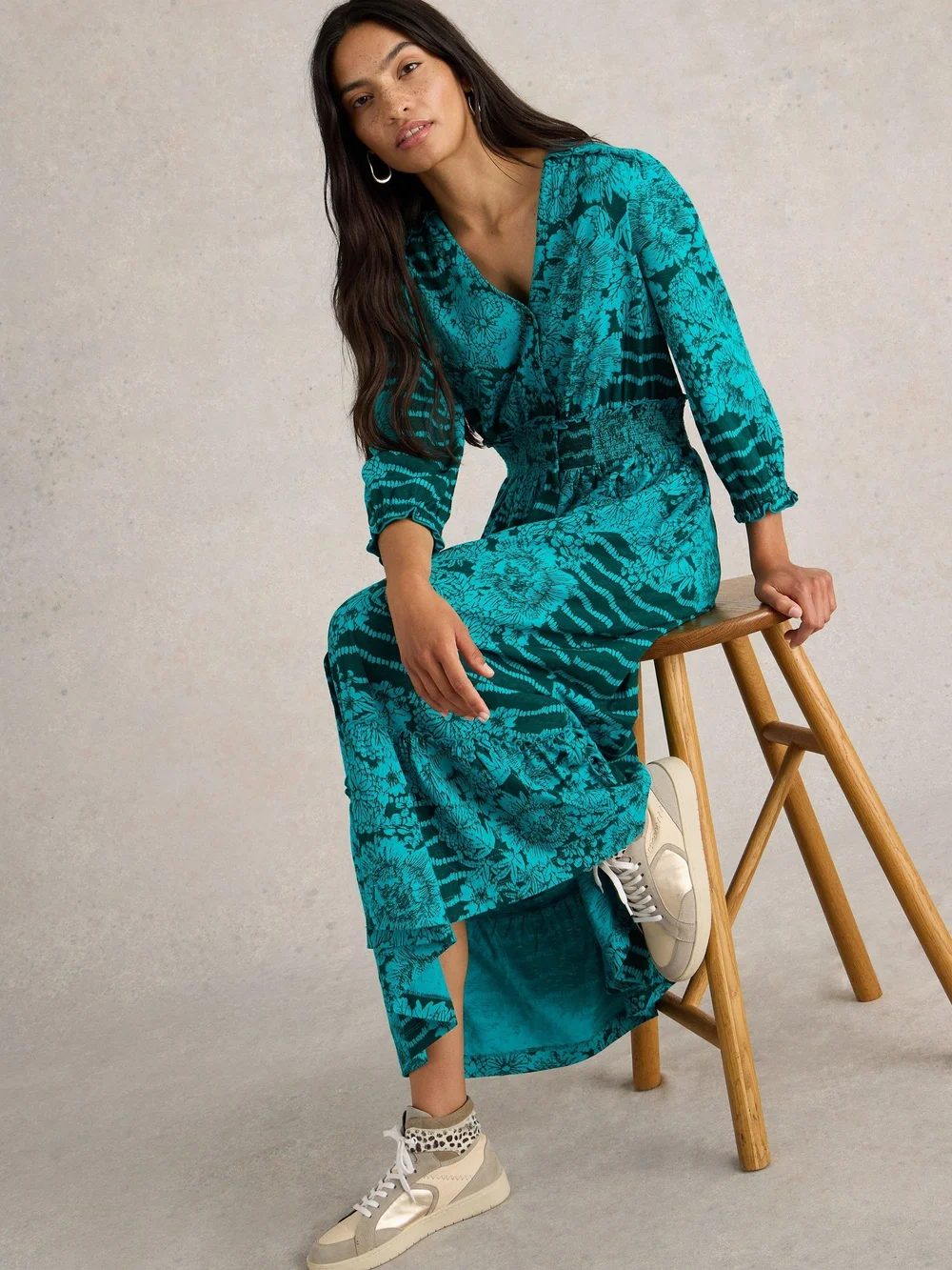 Jerseykleid Jonie - Green Pr - 52 Bild 1