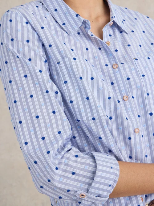 Bluse Sophie aus Bio-Baumwolle - Lgt Blue - 52 Bild 3