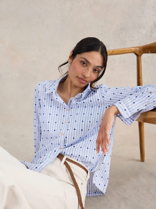Bluse Sophie aus Bio-Baumwolle - Lgt Blue - 52 Bild 1