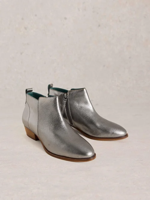 Lederstiefeletten Willow - Pewter Met - 41 Bild 2