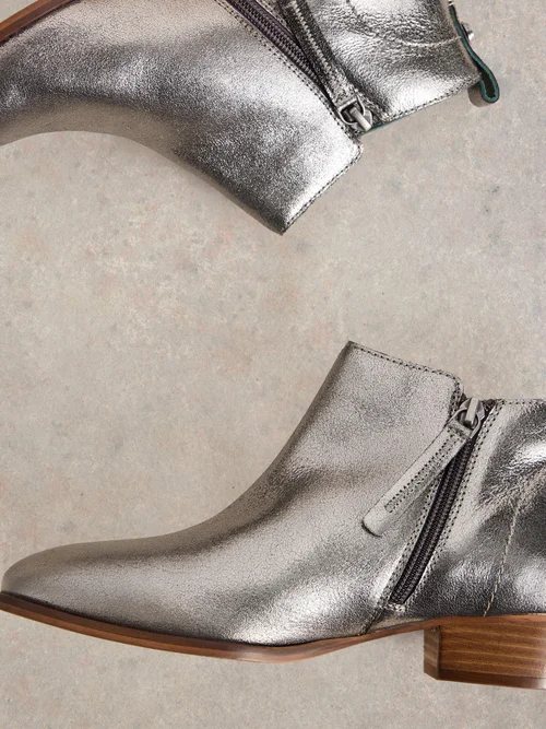 Lederstiefeletten Willow - Pewter Met - 41 Bild 3