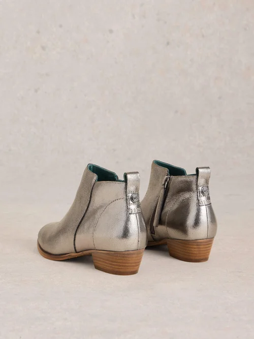 Lederstiefeletten Willow - Pewter Met - 41 Bild 4