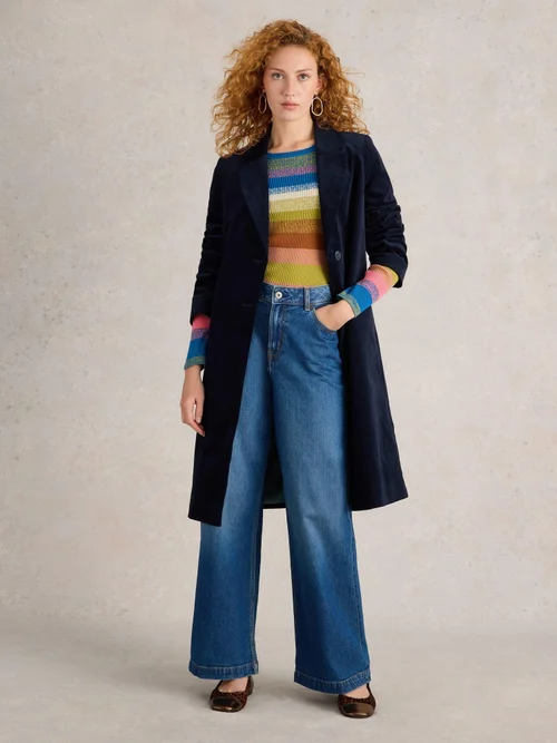Samtmantel Kamila - Dark Navy - 52/R Bild 2