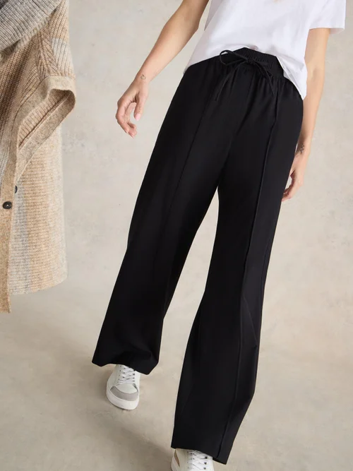 Hose Freda mit weitem Bein - Pure Blk - 52 Bild 1