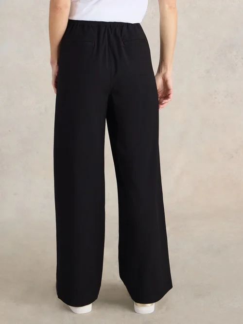Hose Freda mit weitem Bein - Pure Blk - 52 Bild 4