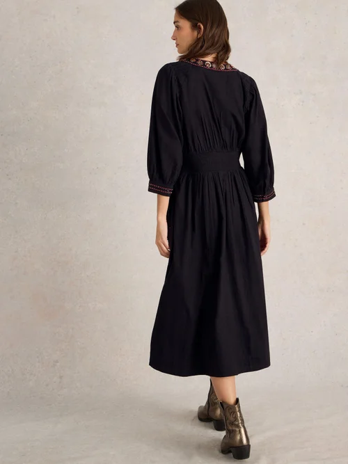 Verziertes Kleid Finn - Blk Mlt - 34 Bild 4