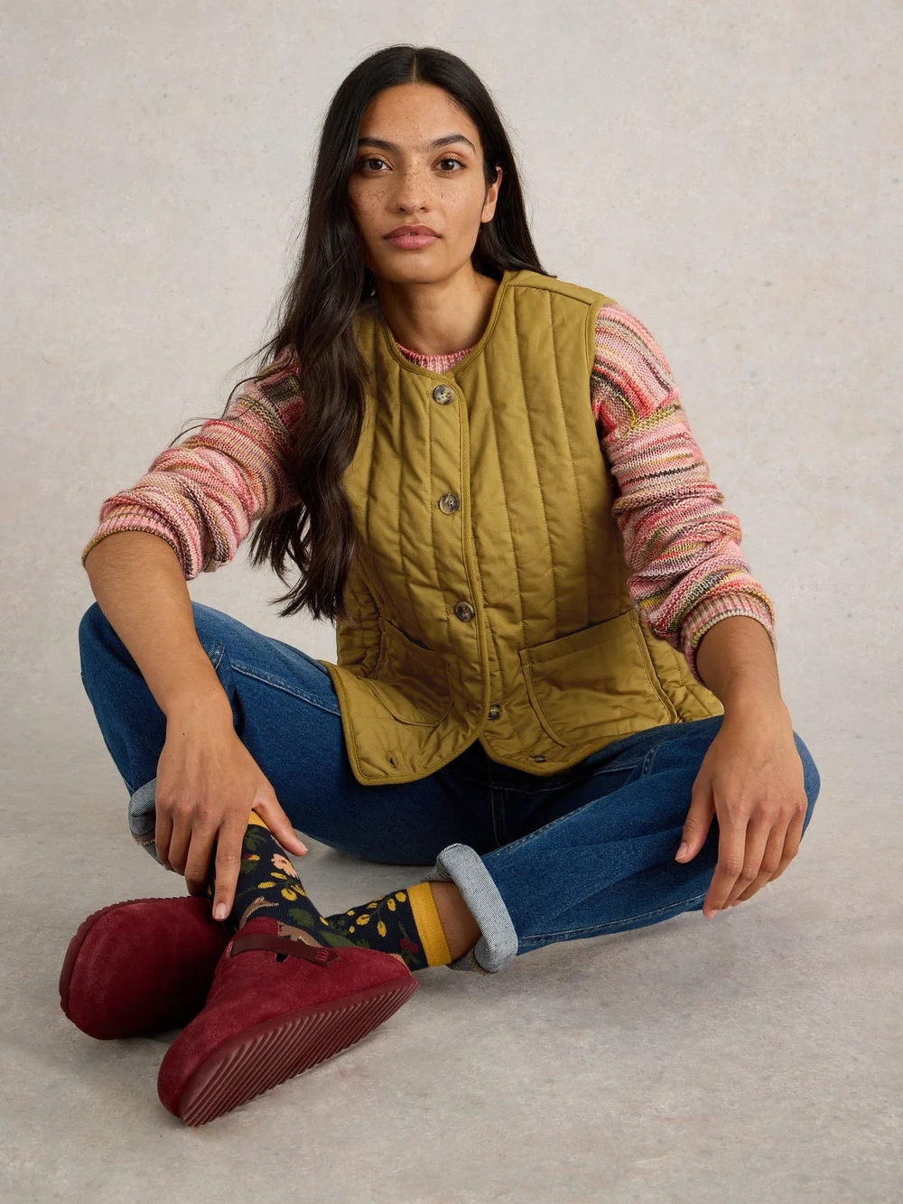 Steppweste Emma - Khaki Grn - 52 Bild 1