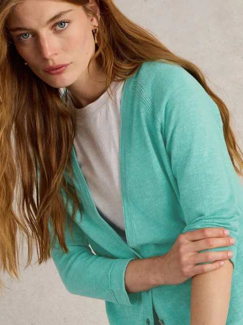 Strickjacke Naria - Mid Teal - 52 Bild 3