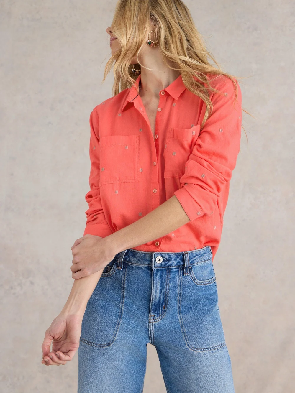 Bluse Sophie aus Bio-Baumwolle - Brt Pink - 38 Bild 1