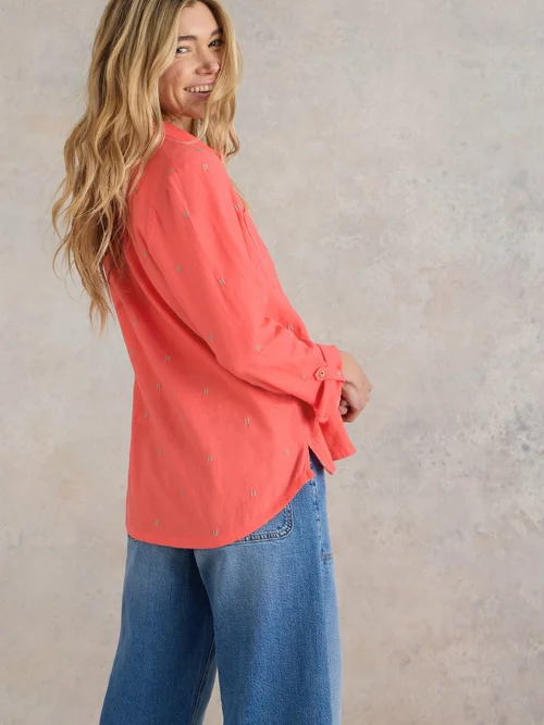 Bluse Sophie aus Bio-Baumwolle - Brt Pink - 38 Bild 4