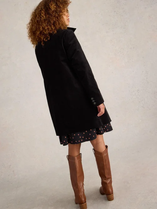 Samtmantel Karla - Pure Blk - 52/R Bild 4