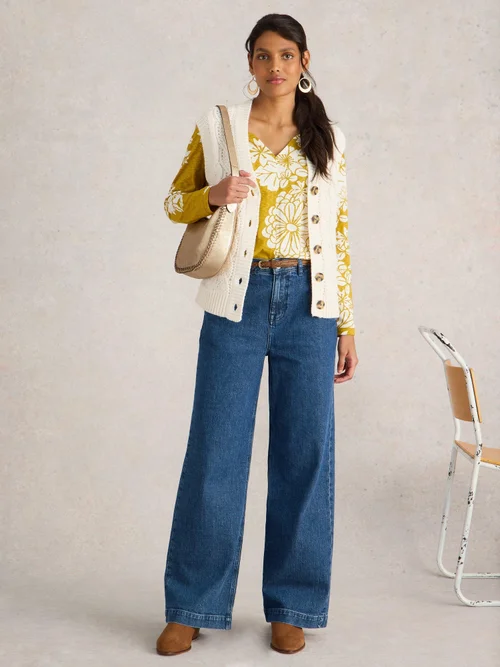 Nelly Langarmshirt - Yellow Pr - 52 Bild 2