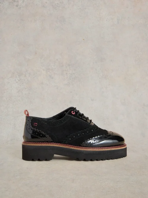 Chunky Budapester Halbschuhe - Pure Blk - 41 Bild 1