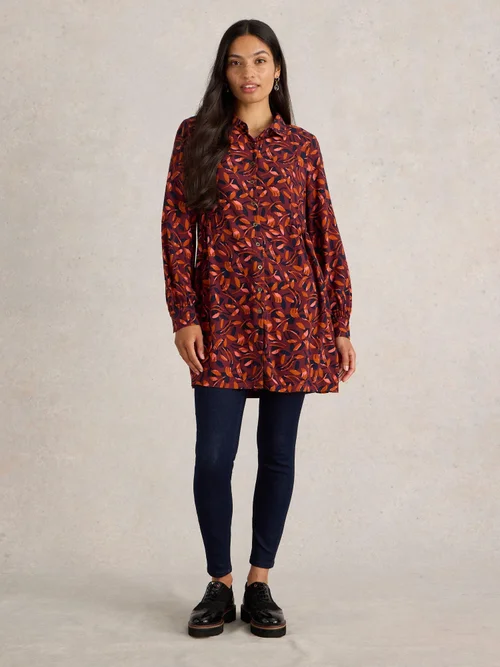 Tunika Farley - Plum Pr - 52/R Bild 2