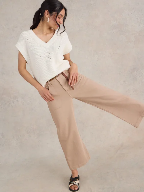 7/8-Jeans Tia mit weitem Bein - Dk Nat - 52/R Bild 1