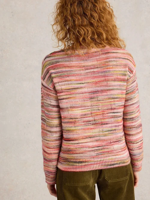 Pullover Rosie in Space-Dye-Optik - Pink Mlt - 52 Bild 4