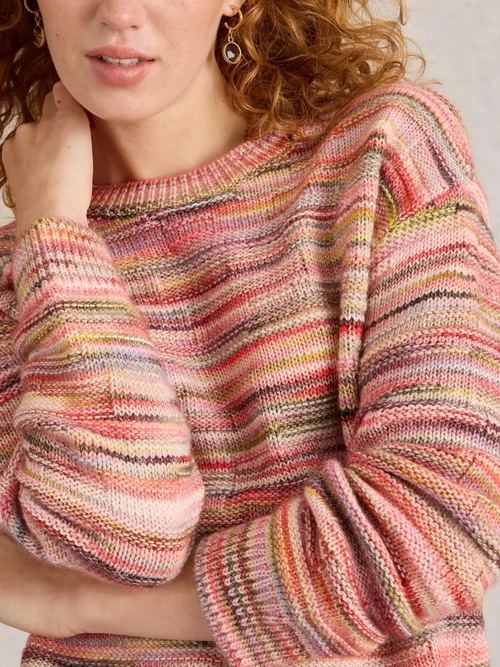 Pullover Rosie in Space-Dye-Optik - Pink Mlt - 52 Bild 3