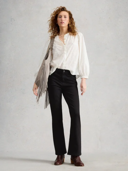 Bootcut Jeans Harriet - Blk Denim - 52/R Bild 1