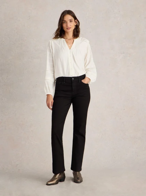 Bootcut Jeans Harriet - Blk Denim - 52/R Bild 2