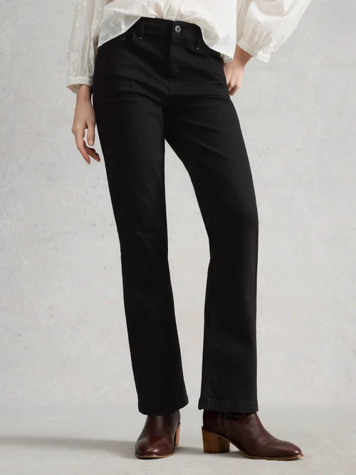 Bootcut Jeans Harriet - Blk Denim - 52/R Bild 2