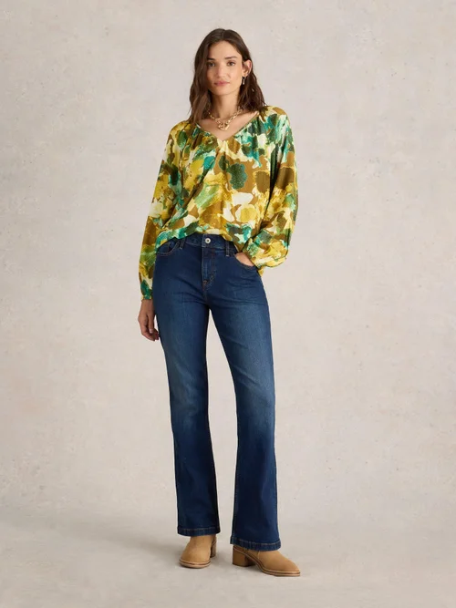 Bootcut Jeans Harriet - Mid Denim - 52/R Bild 2